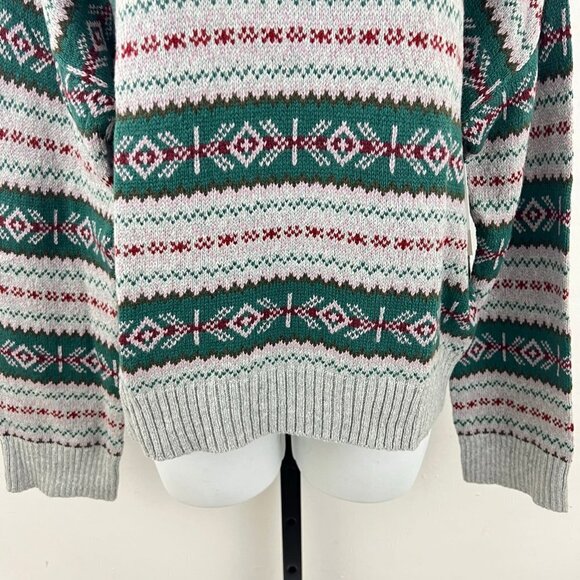 BP Fair Isle Crewneck Sweater Size Large - Picture 4 of 8